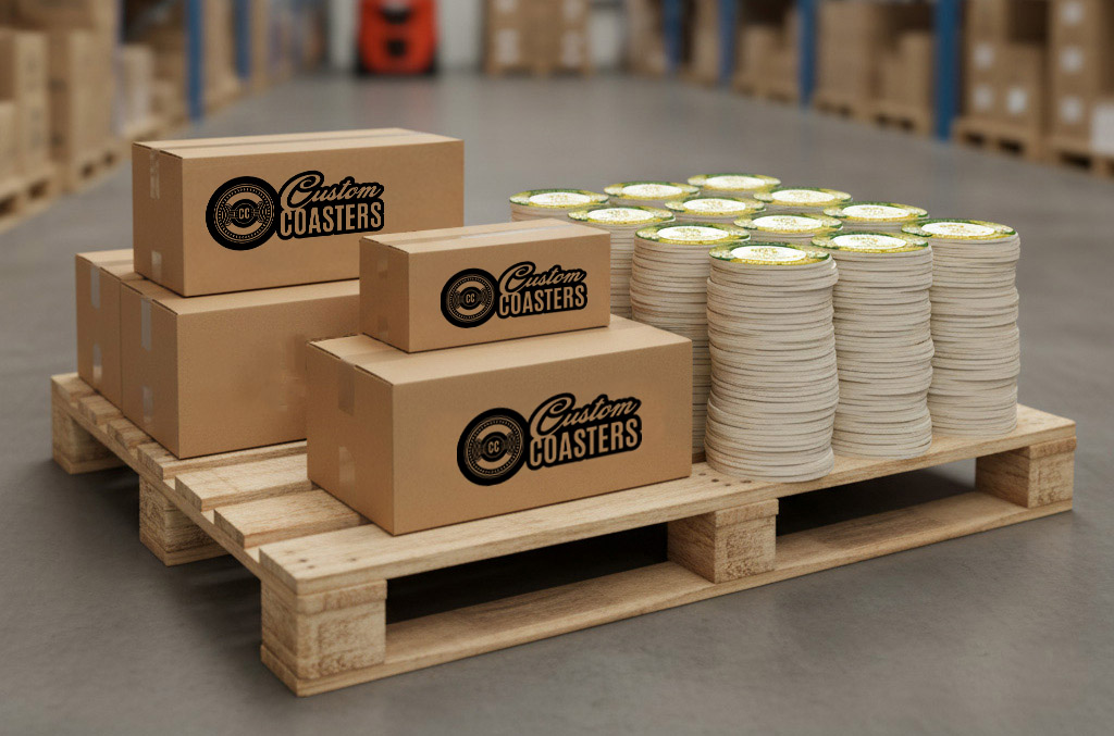 boxes of coasters