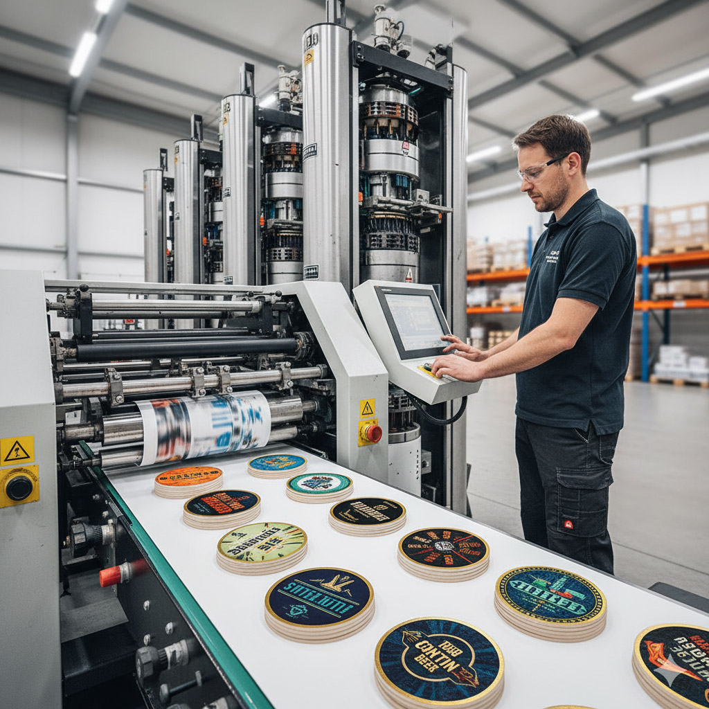 coaster printing machine