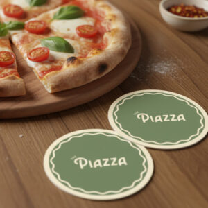 custom coasters pizza