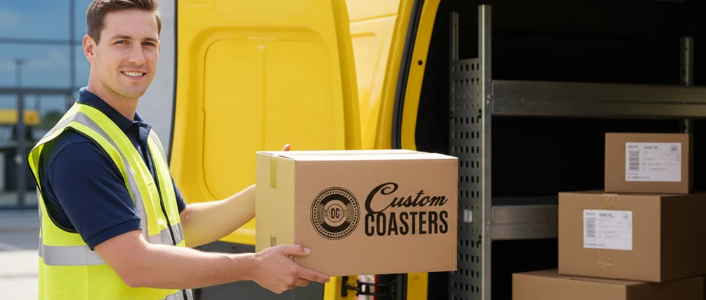 shipping beer coasters