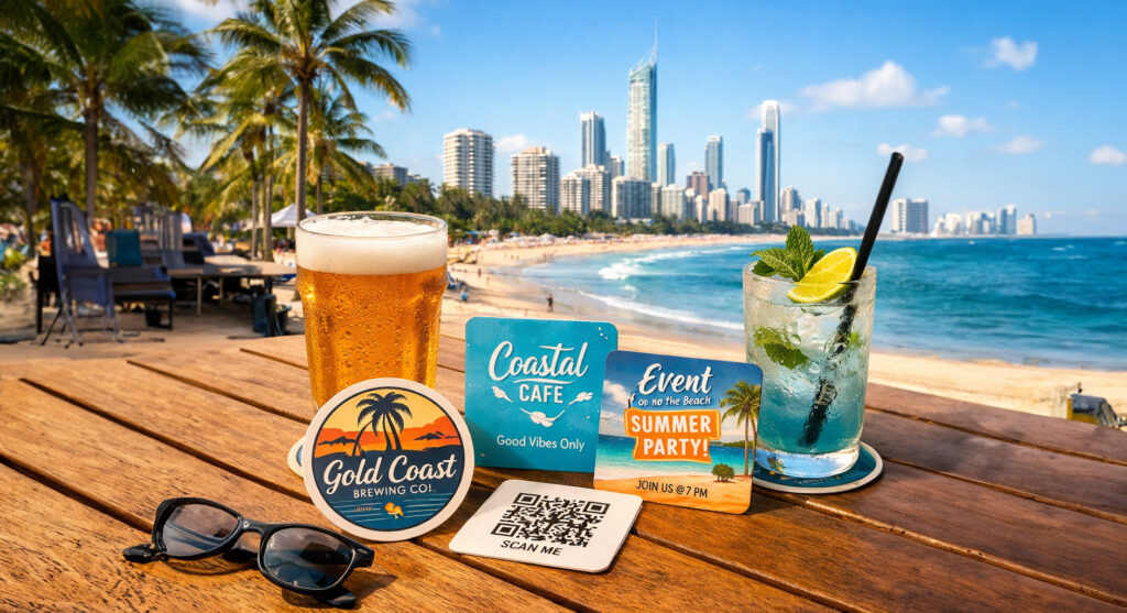 custom coaster printing on the gold coast