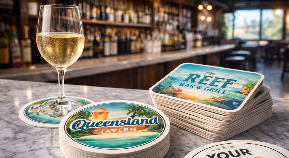 custom coaster printing queensland australia