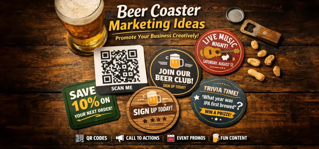 beer coaster marketing ideas 2
