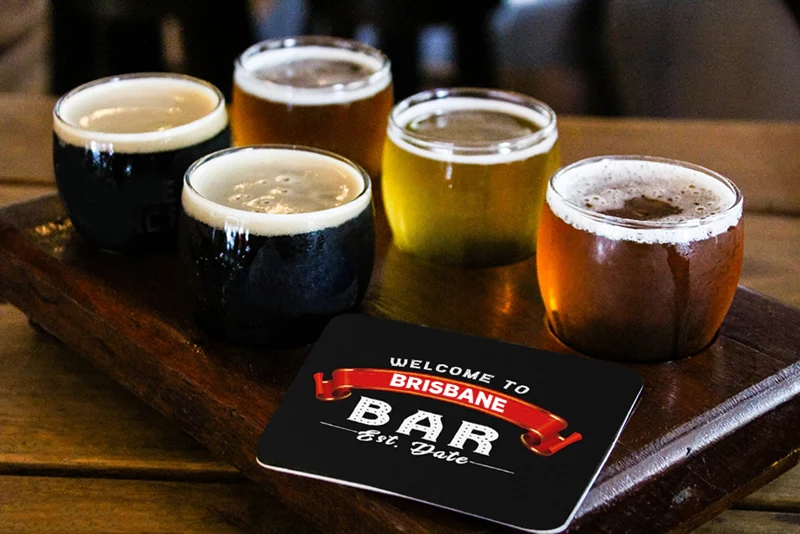 brisbane printed coasters 1