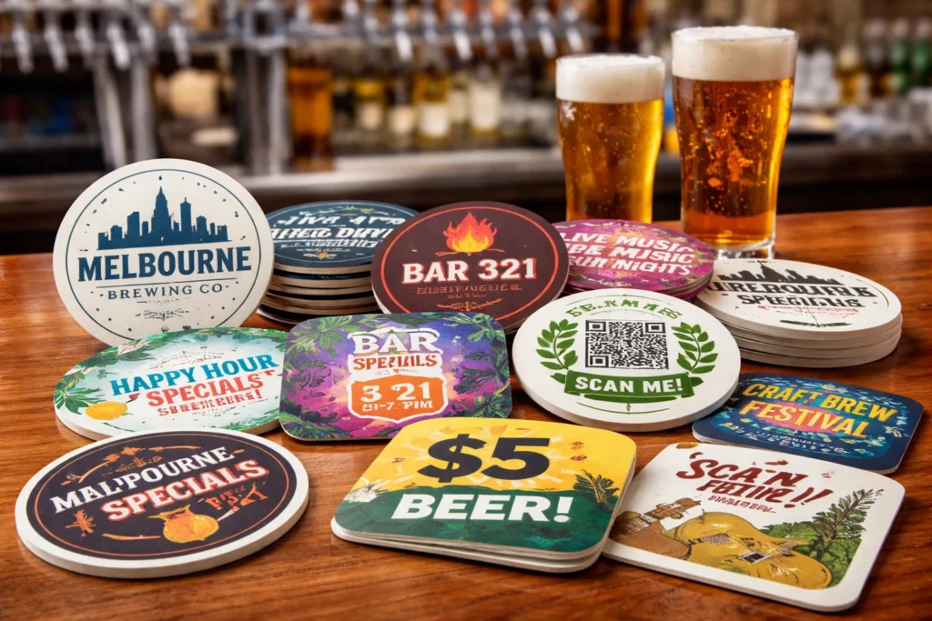 custom beer coasters melbourne