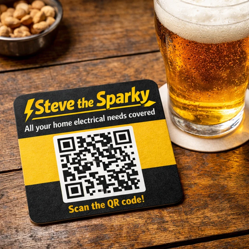 tradie coaster advertising