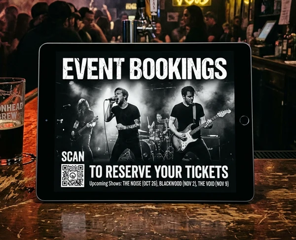 event bookings