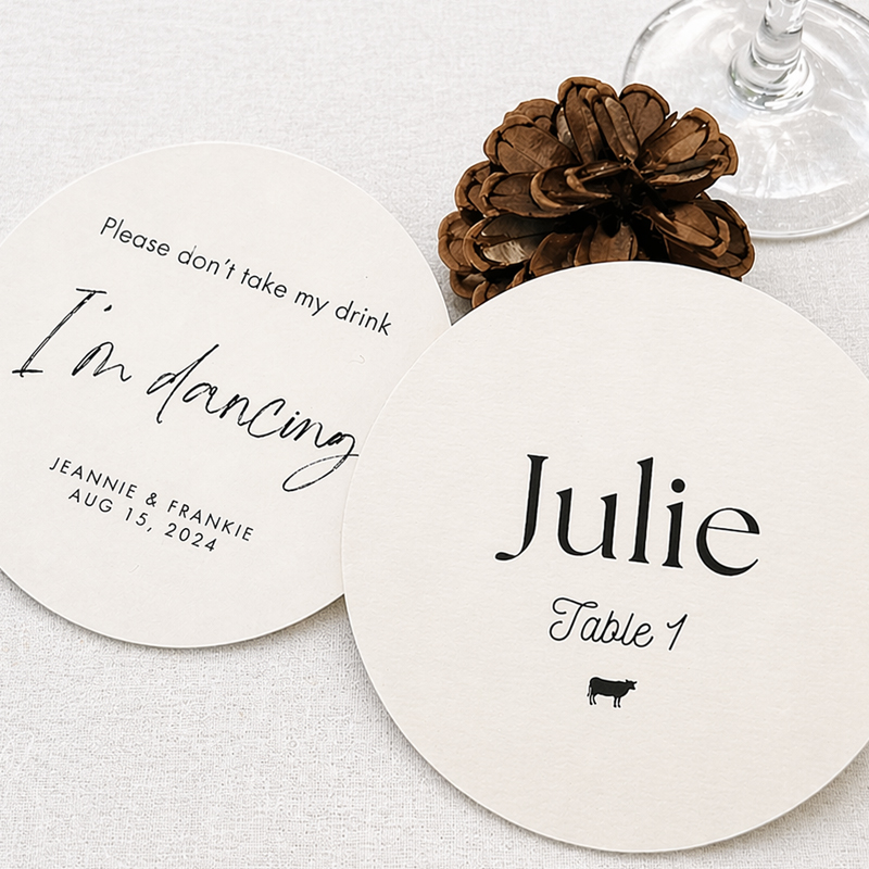 wedding coaster ideas