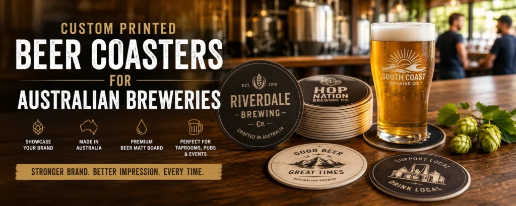 Custom Printed Beer Coasters for Breweries