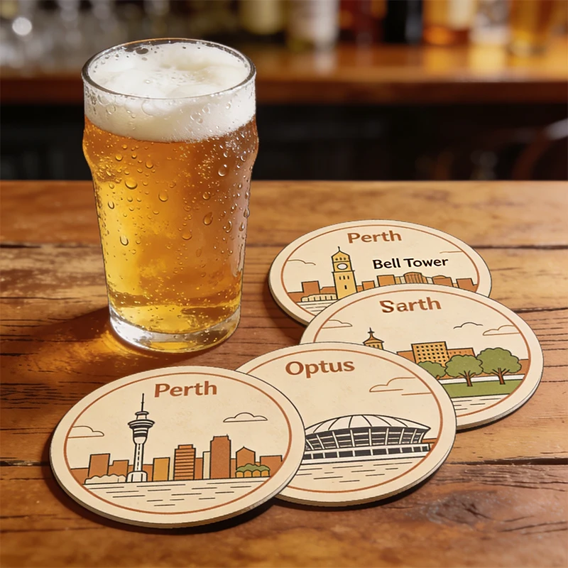 Custom Coasters Perth Western Australia