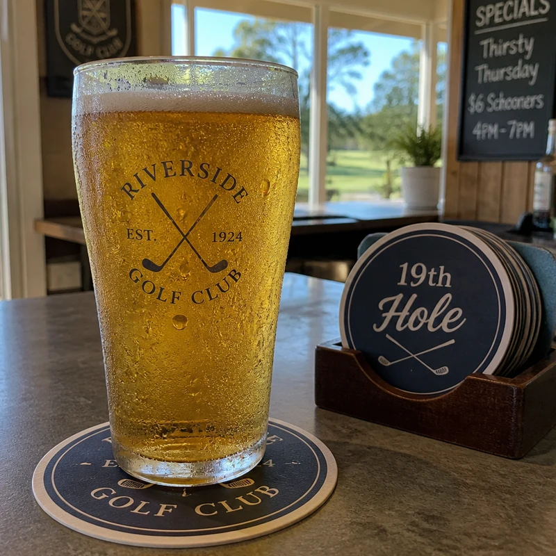Order Custom Coasters for Golf Tournaments