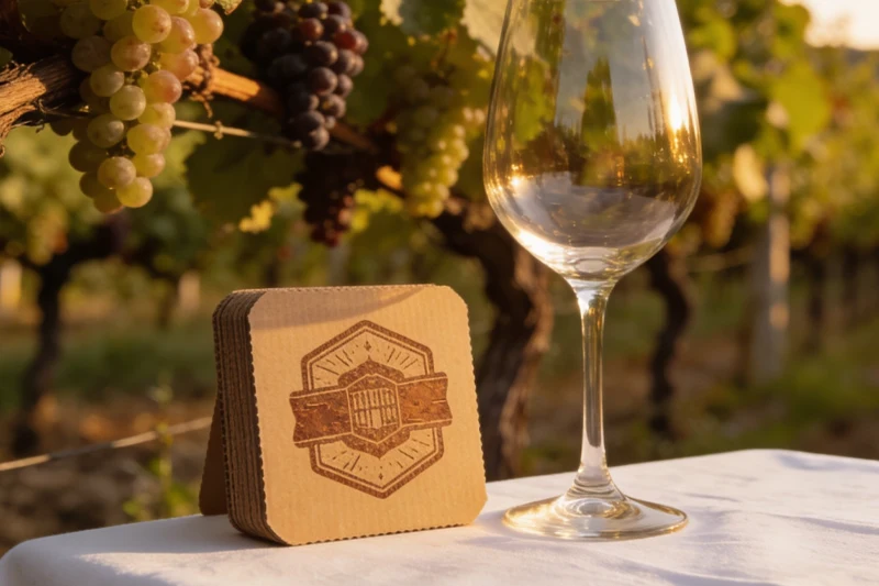 custom coasters for wineries