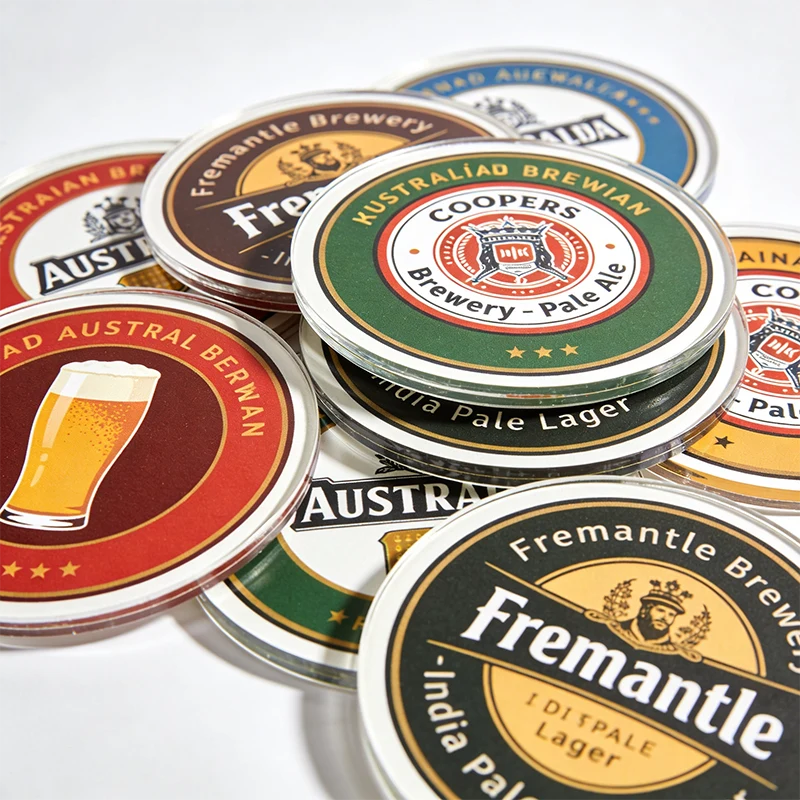 Custom Printed Beer Coasters for Australian Breweries