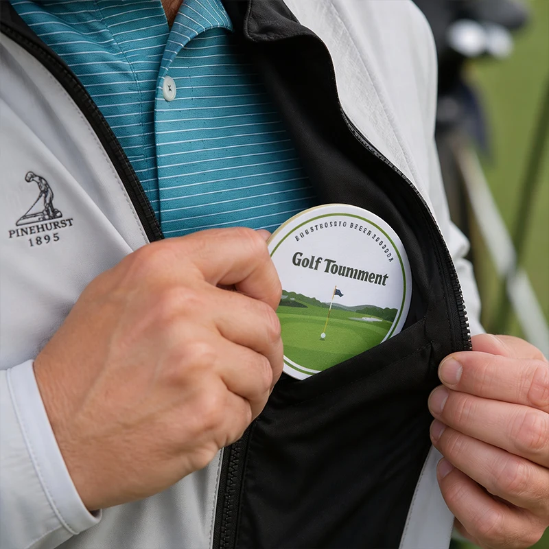 Branded Coasters for Corporate Golf Day Fun