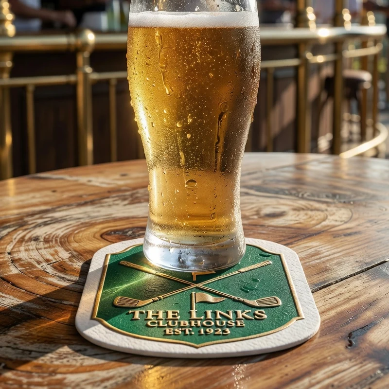 Personalised Coasters for Golf Events